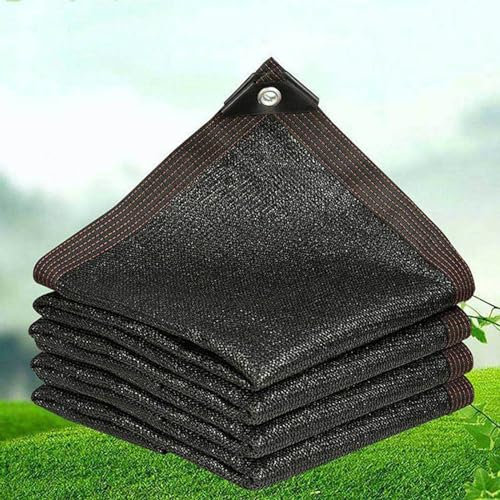 Voile D'Ombrage Rectangulaire 5x4 Filet D'Ombrage pour Serre Voile D Ombrage AjouréE Protection Piscine Hors Sol Noir,5x5m