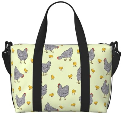 Novastar Laptop Handtasche Damen Arbeit Cartoon Egg Green Weekend Taschen für Frauen Reisen Gym Bag für Frauen Männer