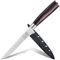 XYJ Autentico dal 1986, 5,5 pollici disossare coltello con manica, acciaio inox rasoio affilato pesce filetto coltello, mannaia di carne, intaglio disossamento coltello, Pakkawood manico