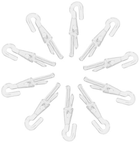 Homoyoyo Parti Per Tende Ganci Per Tende in Lega Ganci Per Aste Cieche Lega Gancio Per Punta in Lega Ganci Per Aste Cieche Ganci Per Pali Ciechi Facili Da Installare E Robusti