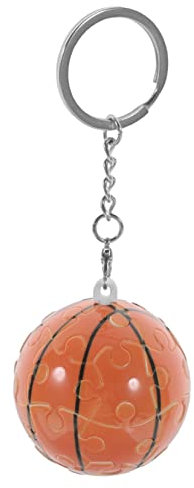 POPETPOP 4 Pièces souvenirs de fan de match de ballon de sport mini-puzzles nouveauté porte-clés ballon de basket buanderie decoration porte-clés pour enfants petits Plastique