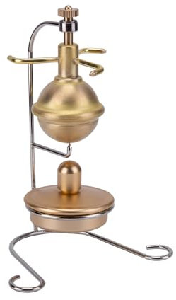 Rxbycxshi Mini Dampfmaschine Vertikale Dampfmaschine aus Reinem Kupfer, Physisches Experiment Geschenk für Technikbegeisterte