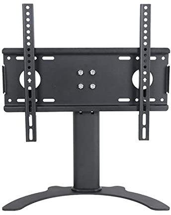 Soporte de pared para TV, soporte para TV, soporte para TV de sobremesa con panel de moldura de una pieza, se puede usar como soporte de pared, base para TV de sobremesa que se adapta a televisores d