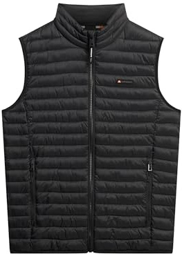 Superdry Herren Fuji Lite Weste Tiefschwarz XXXL