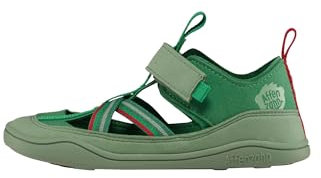 Affenzahn Sandale Vegan Breezy mit Klettverschluss, Zehenkappe, rutschfest, Flexibel, Luftig, Leicht für den Sommer, Größe 21-32