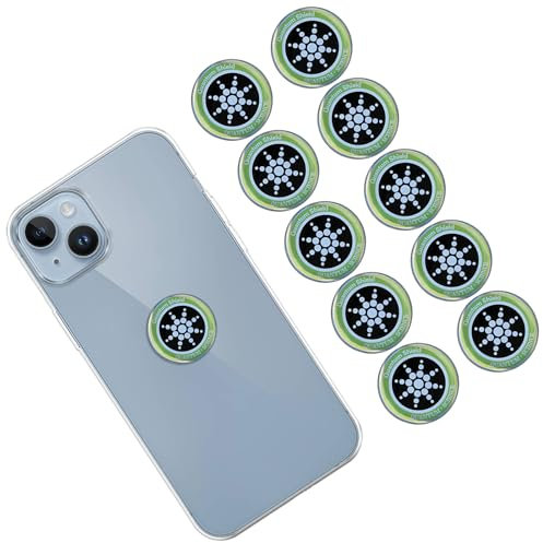 YUXIANLB 10PCS EMF Stickers, Emf Protection Stickers for Cell Smart Phones/Tablets/Laptops/Computer/WiFi/Priner/TV Devices, E-M-F Protection Shield Devices Protection Sticker