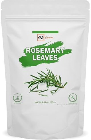 mGanna Dried Rosemary Leaves whole 227 g / 0.5 lbs– Aromatic Culinary & Herbal Ingredient
