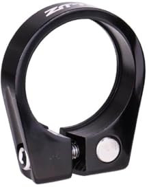 Sattelklemme Radfahren Sattel Rohr Klemme Sattelstütze Schloss for 28,6 31,8 34,9mm Fahrrad Brems Getriebe Stahl Luft Schlauch Rohr Montieren bar Halterung Schlösser Hoops Sattelklemme(34.9mm black)