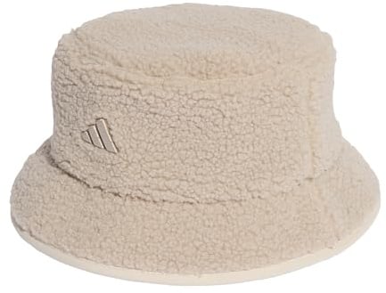adidas Unisex Winterized Stoffhut mit Teddy-Fleece Beige Damen (S/M)
