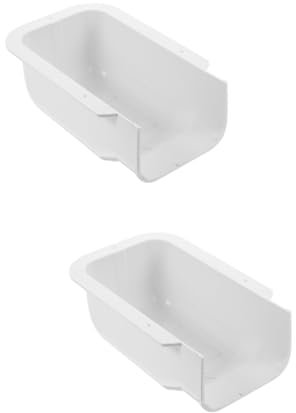 iplusmile Lot De 2 Caches De Protection Pour Conduits De Climatisation En Pvc Blanc