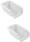 iplusmile Lot De 2 Caches De Protection Pour Conduits De Climatisation En Pvc Blanc