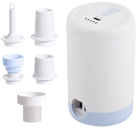 Portable Electric Air Pump – Extractor for Vacuum Bags | Air Bed Pumps | Inflate Deflated Pump | Rechargeable | Deflected Electric Flutes Pump for Street Bike Rafts