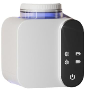 MOLERRI Toothbrush Sterilizer Punch-Free Wall Mount Automatic UVC Cleaning and Drying Function Solar Charging Toothbrush Holder B