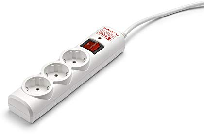Regleta Salicru SPS SAFE 3 - Protectores eléctricos activos de última generación (3 Tomas Schuko)