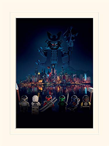 LEGO® Ninjago Film 'mit Blick auf die Bedrohung' montiert Drucken,30 x 40 cm