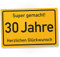 DankeDir! 30 Jahre Stadtschild Schild - Geschenk 30. Geburtstag Geschenkidee Geburtstagsgeschenk Dreißigsten Geburtstagsdeko Partydeko Party Zubehör Geburtstagskarte