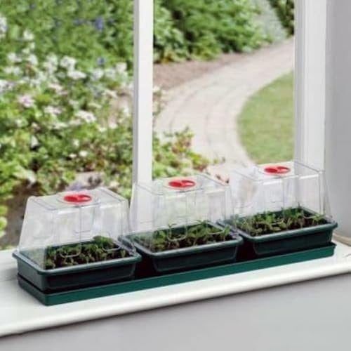 Trio Mini-Gewächshäuser – Garland – 76 x 18,5 x 20,5