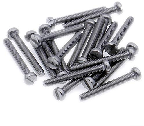 M2 (2mm x 5mm) Slot Cheese Machine Screw (Bolt) - Stainless Steel (A2) (Pack of 20)