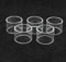 Fang-denghui 5pcs Gerade Glas gepasst for GeekVape Zeus RTA 4ML / fit for Zeus Dual-4ML / fit for Zeus X 3,5 ml (Farbe : Fit for Zeus Sub Ohm Tank)