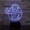 LED-Lampe für Vault Boy Fallout, Farbwechsel, USB, Nachtlicht und Dekoration
