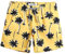 MaaMgic Short de Bain pour Homme Maillot de Bain Rayée avec Poche Séchage Rapide Short de Plage pour Vacance Piscine, Jaune Noix de Coco, Taille XS