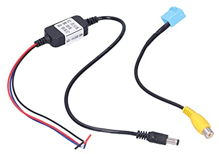 Filtro de relé de coche, Fydun retardo de temporizador de cámara de visión trasera con cable adaptador de marcha atrás, ajuste de repuesto para RCD330G