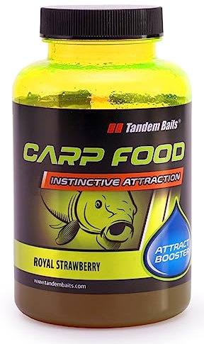 Tandem Baits Karpfen Futter Angelfutter Aroma Attract Booster 300 ml Perfekte Erdbeere
