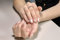 AiN Katy - Antique Christal - nägel zum aufkleben - 24 Stück - press on nails long - fertig zum aufkleben - selbstklebend set - lang rosa schwarz rot - künstliche fingernägel zum aufkleben