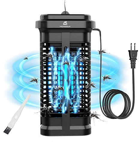 Homesuit Indoor Outdoor Zapper 20W High Power 4000V Electric Mosquito Trap Waterproof Outdoor Electronic Mosquito Killer Insect Fly Trap