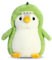 Wishstar Peluche Pingouin 20cm, Peluche Pingouin Jouet pour Les Garçons et Les Filles, Poupée Pingouin Cadeaux pour Enfants, Le Pingouin Peluche, Jouets Pingouins à Câliner Compagnon（Dinosaure Vert）