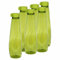 6 PCS x 950ML Plastic Transparent Water Bottles Juice Bottles BPA Free Leakproof Reusable Smoothie Drink Bottles With Screw Lid Fridge Door Storage Bottle For Sports Gym School Home (Oasis Green)