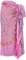 GURU SHOP Bali Sarong, Wandtuch, Wickelrock, Mandala Pareo - Pink/grau, Herren/Damen, Synthetisch