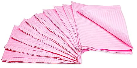 Nageldesign Hygiene Unterlagen Servietten pink 50 Stück für einen sauberen Arbeitsplatz