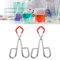 Fyearfly Edelstahl Becher Clip, 2Pcs Rostschutz Starker Halt Laborkolben Clip, Labor Clip Becherglas Zangen Chemie Werkzeuge Für 50 Ml Bis 2000 Ml Labor Tasse