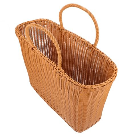 Ciieeo 1Stk beach shopper palmblatt tasche rustikale country style hochzeitsdeko eier handgefertigter Aufbewahrungshalter Aufbewahrungsbehälter im natürlichen Haushalt Container