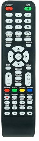 VINABTY Telecomando di ricambio compatibile con Akai TV AKTV5037N AKTV5541FN