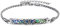 DAYLINLOVE Schottische Distel Armband Sterling Silber Schottische Symbol der Liebe Abalone Shell Armband Schmuck Schottische Distel Anhänger Schmuck Geschenk für Frauen ﻿