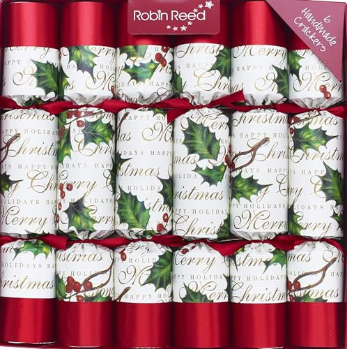Crackers Ltd 12 x Bows and Berries Christmas Crackers by Robin Reed