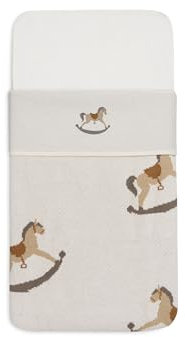 Jollein Bettlaken Kinderbett - Nostalgic Ride - 120x150cm - 100% Baumwolle - Oeko-TEX Zertifiziert