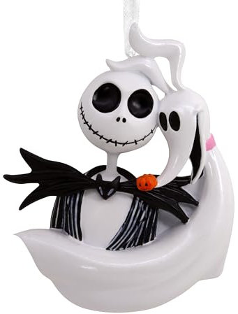 Hallmark Jack Skellington und Zero Ornament The Nightmare Before Christmas Tree Decoration Disney Hängende Ornament Weihnachten Hängende Ornament Geschenke für Weihnachten