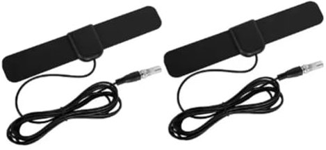 Aiciyimo 2 Pack Indoor TV Antennas, Digital HDTV, 4K Support, 1000 Miles Signal Free View Portable Aerial