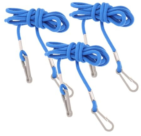 GALPADA 3pcs Ski Glove Leash Boys and Girls Mitten Clips Nylon Cord Holder for Boy Girl Mittens Winter Outdoor Use Cinch Clip Hook