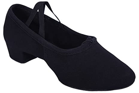 DEARMAMY Damen Ballettschuhe Mit Soft Sole Und Niedrigem Absatz Bequeme Tanzschuhe Für Yoga Ballett Und Bühnenaufführungen