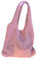 Gyios Borsa Mare Crochet Bag, Vacanze Estive Borse Da Spiaggia Per Lo Shopping Viaggio Picnic Vacanza Quotidiana-rosa