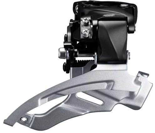 Shimano FD-M2000 Altus 9-speed MTB front derailleur, conventional swing, dual-pull