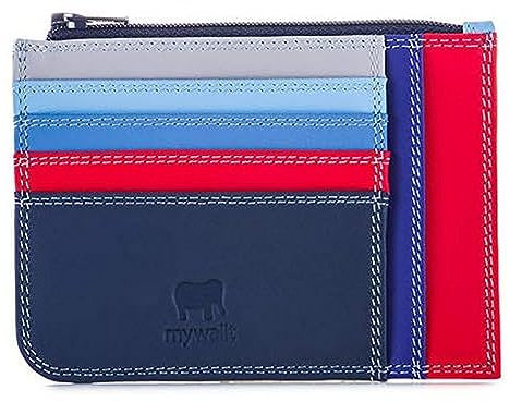 mywalit Unisex Slim 4 C/C License ID Holder w/Coin Purse Accessory-Travel Wallet, Royal