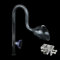 SENZEAL Lily Pipe für Aquariumfilter, 13 mm, mit Klammer, Halterung aus Acryl, für Rohre von 12/16 mm