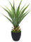 68,6 cm H Sansevieria Schlangenpflanze – künstliche Agave – grüne Farbe – mit Topf – von Momo Plant