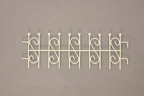 Dekop Miniatur Minigarten, Steckzaun Mini, weiß, Höhe ca. 4,5cm 2-teilig (44444635096958)