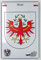 Blechschild 20x30cm gewölbt Tirol Wappen Deko Geschenk Schild